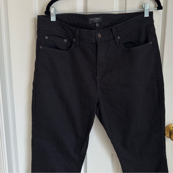 Banana Republic Black Skinny Fit Jeans Size 14 Petite - Picture 3 of 8